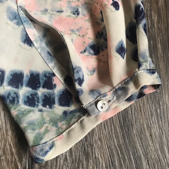 MEXX Blouse Pinks Blue Grey Snake Print - Picture 7 of 10